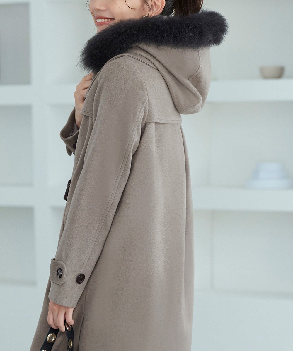 未使用 ダッフルコート ファー 撮影 ドラマ 雑誌 未使用 ダッフル