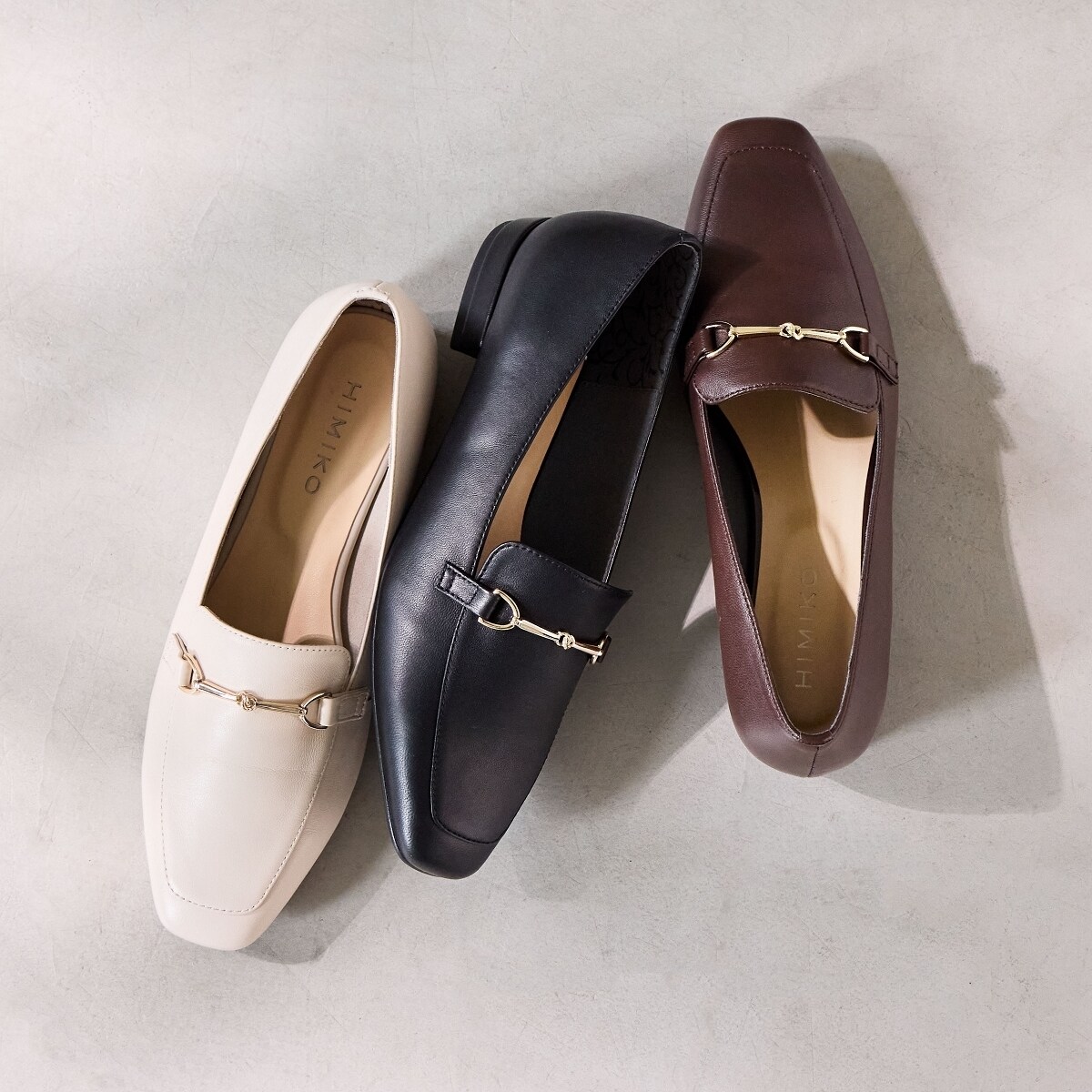 卑弥呼のWEB限定デザイン◇【本革】ビットモチーフローファー/640003