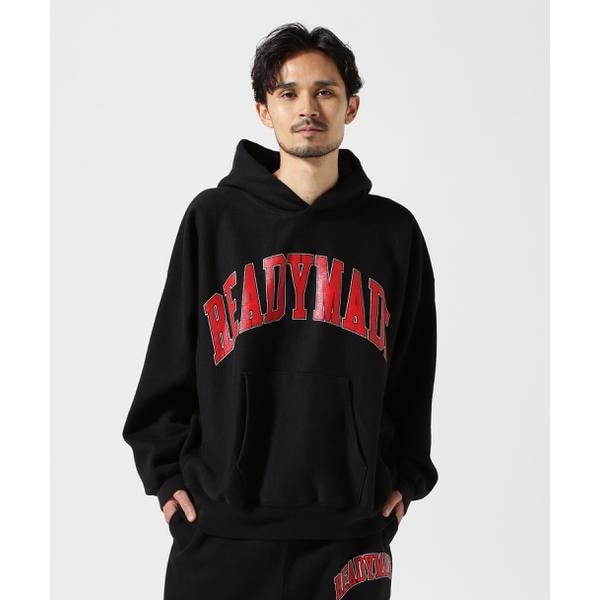 READYMADE／レディーメイド／HOODIE ARCH LOGO／BLACK | ロイヤル