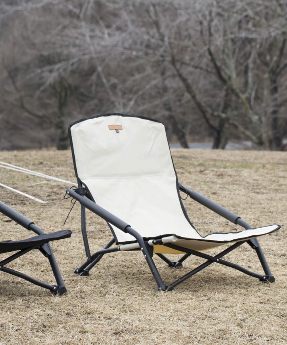 二脚 smore アルミ フォールディングチェア ベージュ スモア Alumi