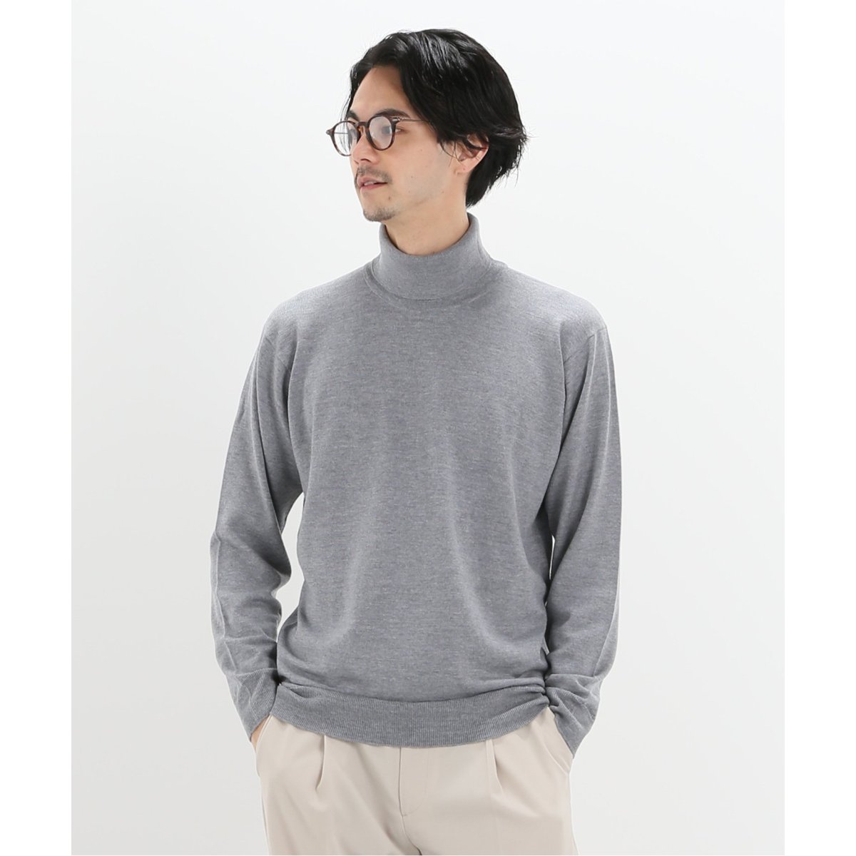 JOHN SMEDLEY / ジョン スメドレー】タートルネック ロングスリーブ