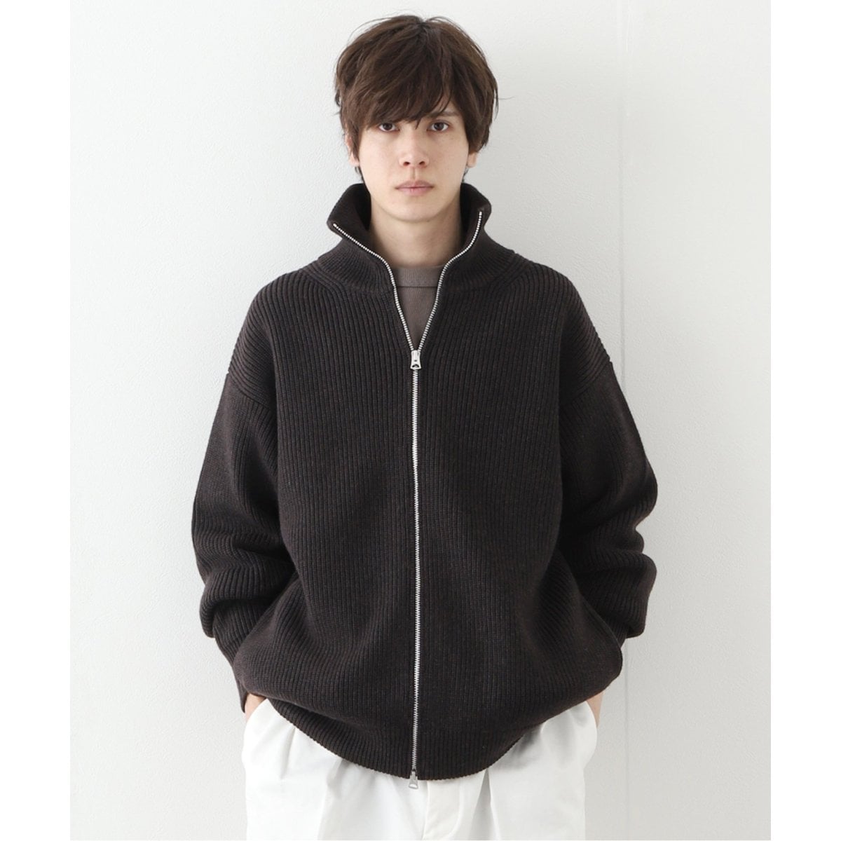 ETS.MATERIAUX / マテリオ】ドライバーズニット | エディフィス