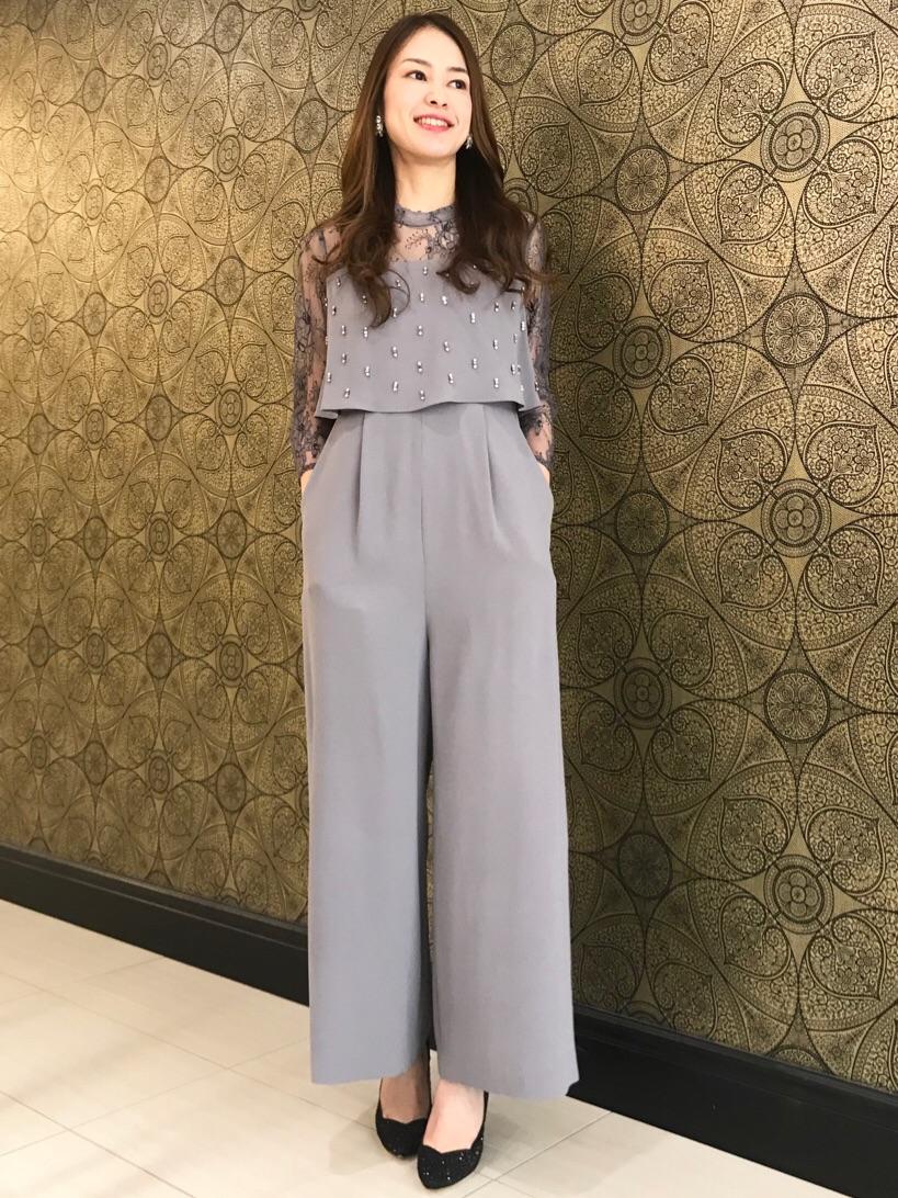 刺繍ワイドサロペット （サロペット・オールインワン）｜GRACE