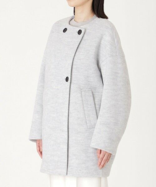 セール】 【イチオシ/蓄熱裏地】シャギーボンディングミドルコート