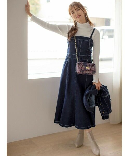 BURBERRY BLUE LABEL デニムワンピース バーバリー ブルーレーベル