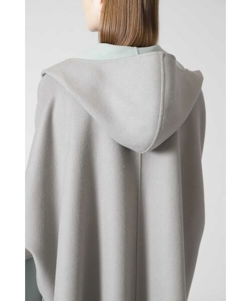 ADORE 田丸麻紀 2TONE リバーフードコート ポンチョ