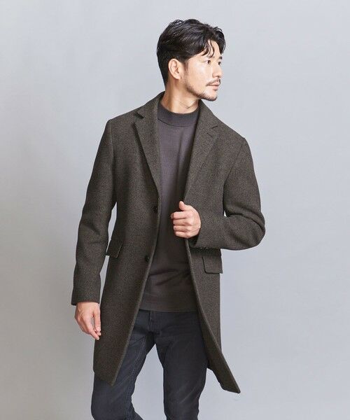 セール】 【WEB限定 WARDROBE SMART】PE メルトン チェスターコート