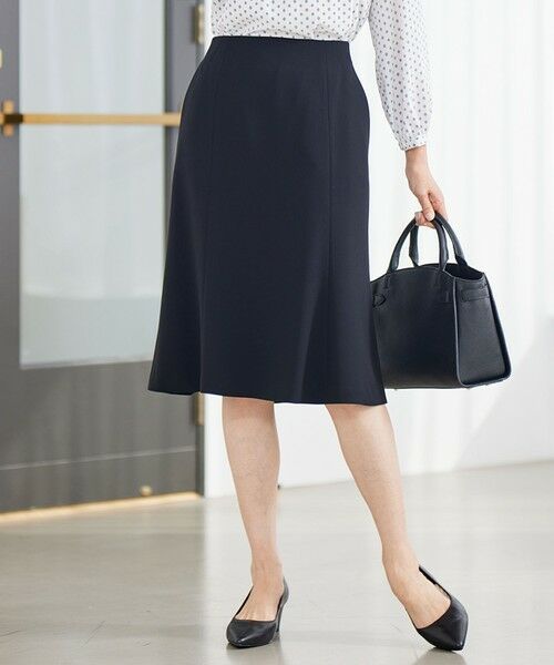 セットアップ対応】トリアセダブルジョーゼット スカート （ミニ・ひざ
