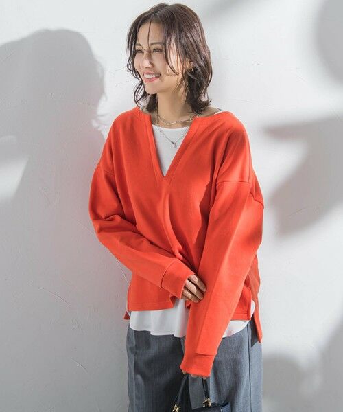 セール】 【WEB限定】キーネック スウェット≪洗濯機で洗える