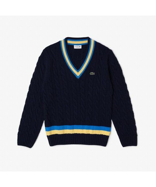 セール】 Vネックテニスセーター （ニット・セーター）｜LACOSTE