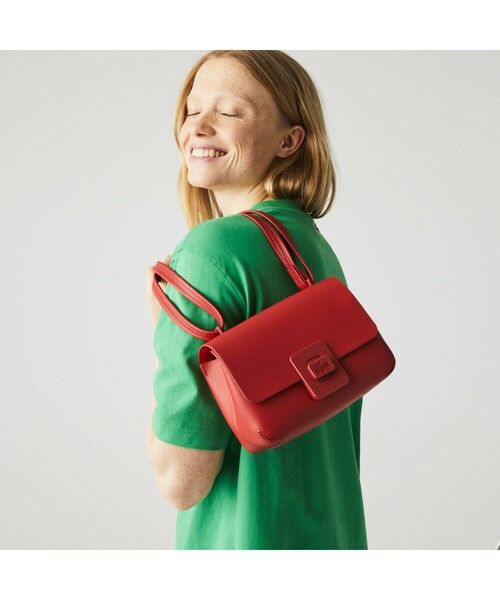 セール】 クロコクルー シーズナル レザーショルダーバッグ