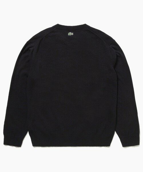 セール】 ナイロン×コットン ジャカードグラフィック ニットセーター