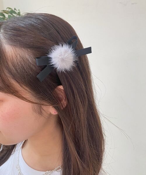セール】 ふわふわリボンヘアピンセット （ヘアピン）｜MAJESTIC LEGON