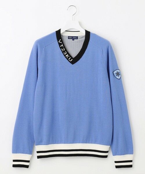 セール】 【MEN】【手洗い可】裏地付き Vネックニット （ニット