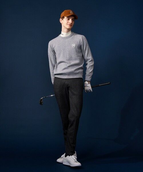 セール】 【MEN】【ウォッシャブル】ストレッチ カラーニット （ニット