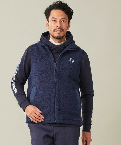 セール】 【MEN】ボアフリース ベスト （ベスト）｜23区GOLF