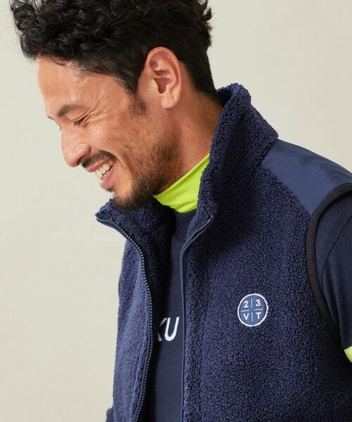 セール】 【MEN】ボアフリース ベスト （ベスト）｜23区GOLF