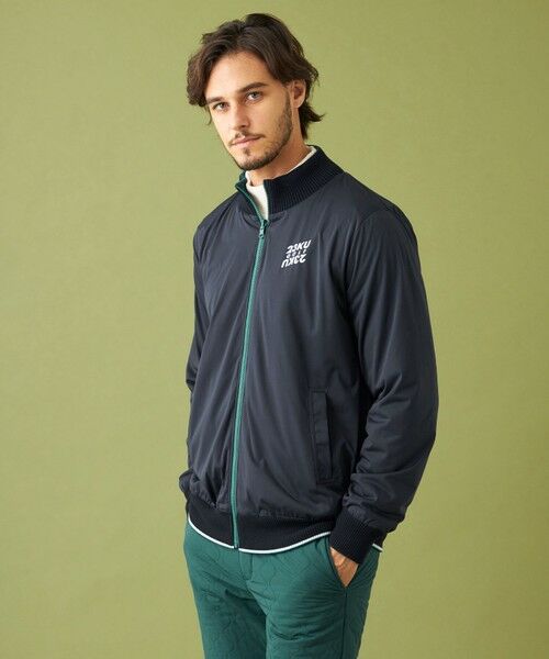 セール】 【MEN】リバーシブル ニットブルゾン 1着で2つコーデが