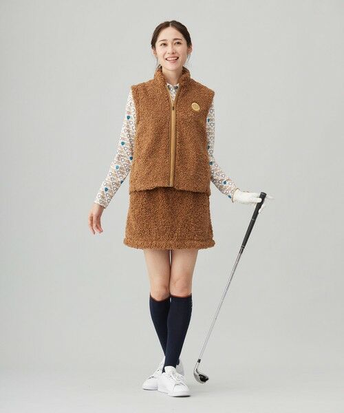 セール】 【WOMEN】ボアベスト （ベスト）｜23区GOLF / ニジュウサン