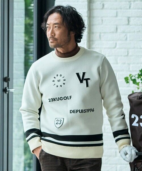 セール】 【MEN】【ウォッシャブル】グラフィックダブルジャガード