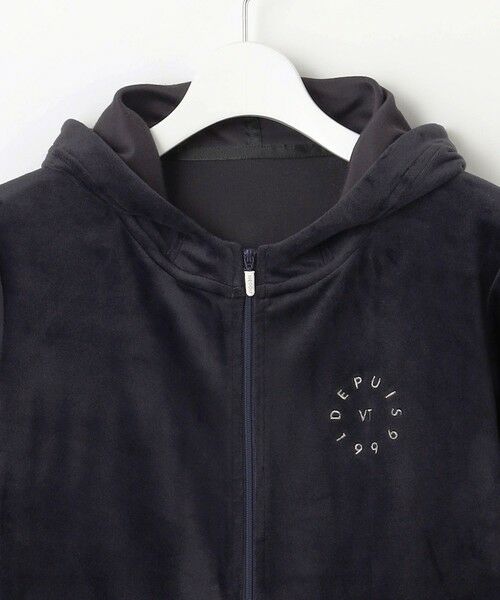 セール】 【WOMEN】【ストレッチ】ベロアフーディ （スウェット）｜23