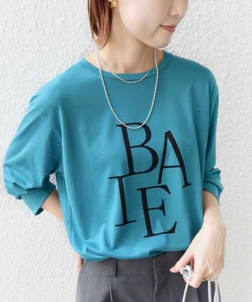 セール】 ローズ ペトール ロング スリーブ プリント TEE （Tシャツ