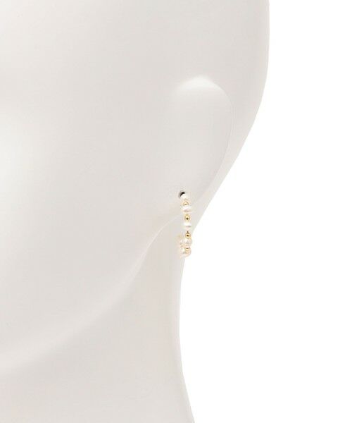 セール】 ミニ 淡水パール フープ ピアス （ピアス・イヤリング
