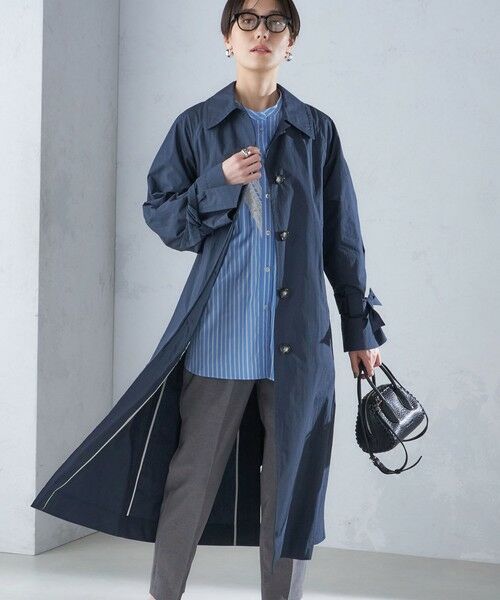 セール】 〈手洗い可能〉ロング ステンカラー コート 24SS ◇ （ステン