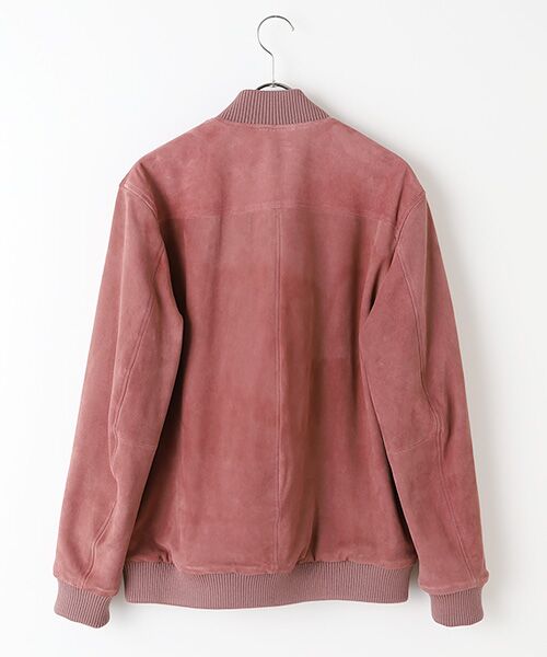 セール】 GOAT SUEDE スタンドカラーレザーブルゾン （レザーブルゾン