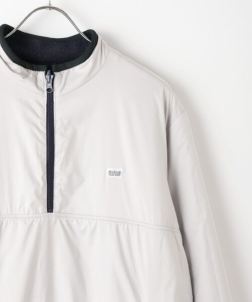 セール】 ハーフジップリバーシブルブルゾン （ブルゾン）｜PAPAS