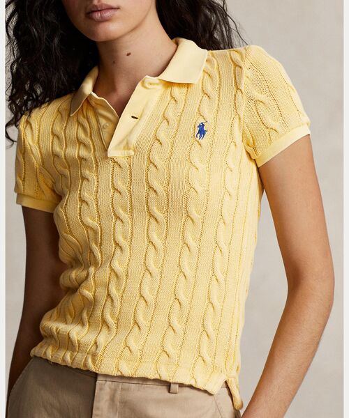 ケーブルニット ポロシャツ （ポロシャツ）｜POLO RALPH LAUREN / ポロ