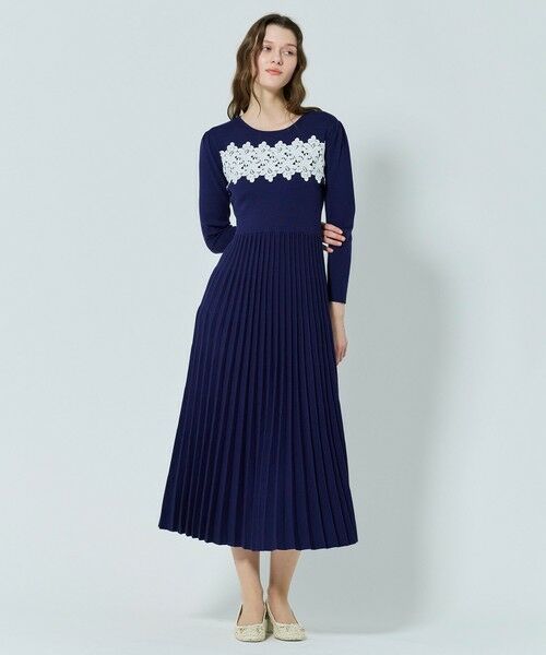 百田夏菜子さん着用】NIGHT PETAL ニットドレス （ミニ丈・ひざ丈