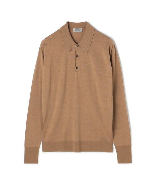 セール】 JOHN SMEDLEY 30G EASY FIT ウール ニットポロシャツ DORSET