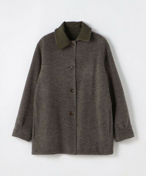 セール】 レーヨンウール リバーシブルジャケット （ダッフルコート