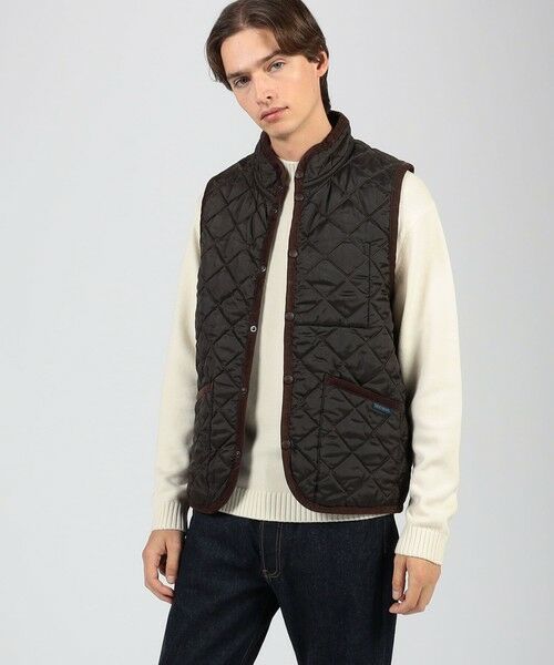 LAVENHAM Mickfield Mens 22 Rc ポリエステル キルティングベスト