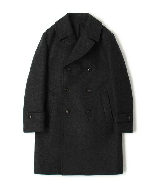 ウールカシミヤ ダブルブレステッド 6B Pコート （ピーコート
