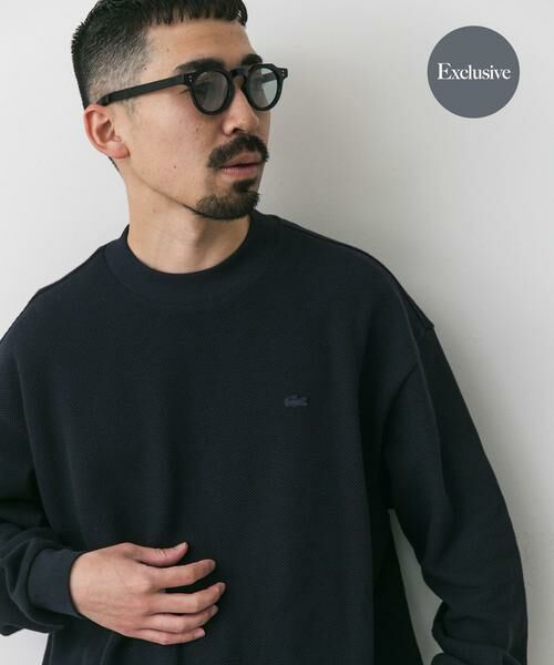 セール】 『別注』LACOSTE×DOORS thick pique mock long-sleeve （T