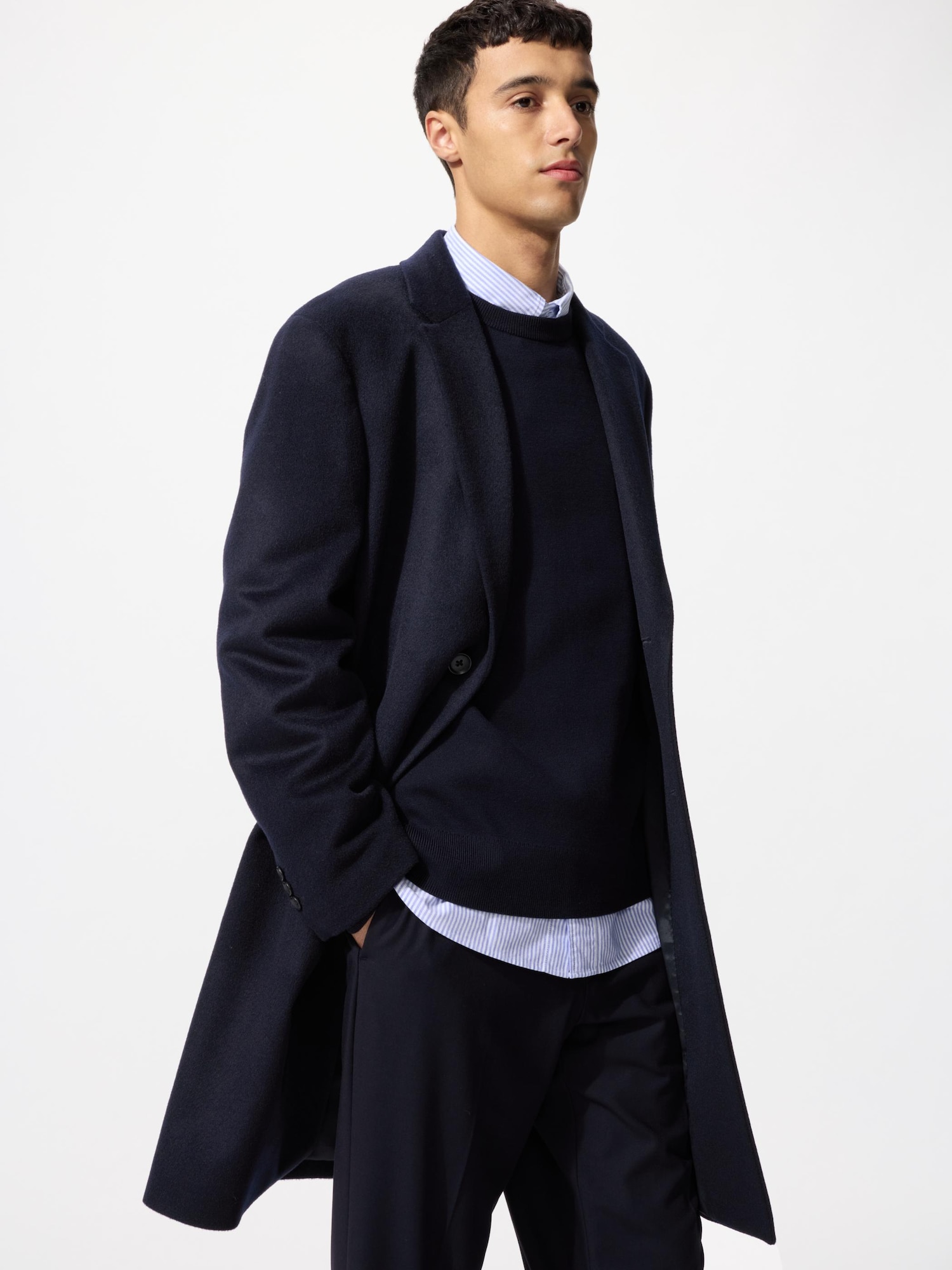 MEN ウールカシミヤチェスターコート | UNIQLO UNIFORM