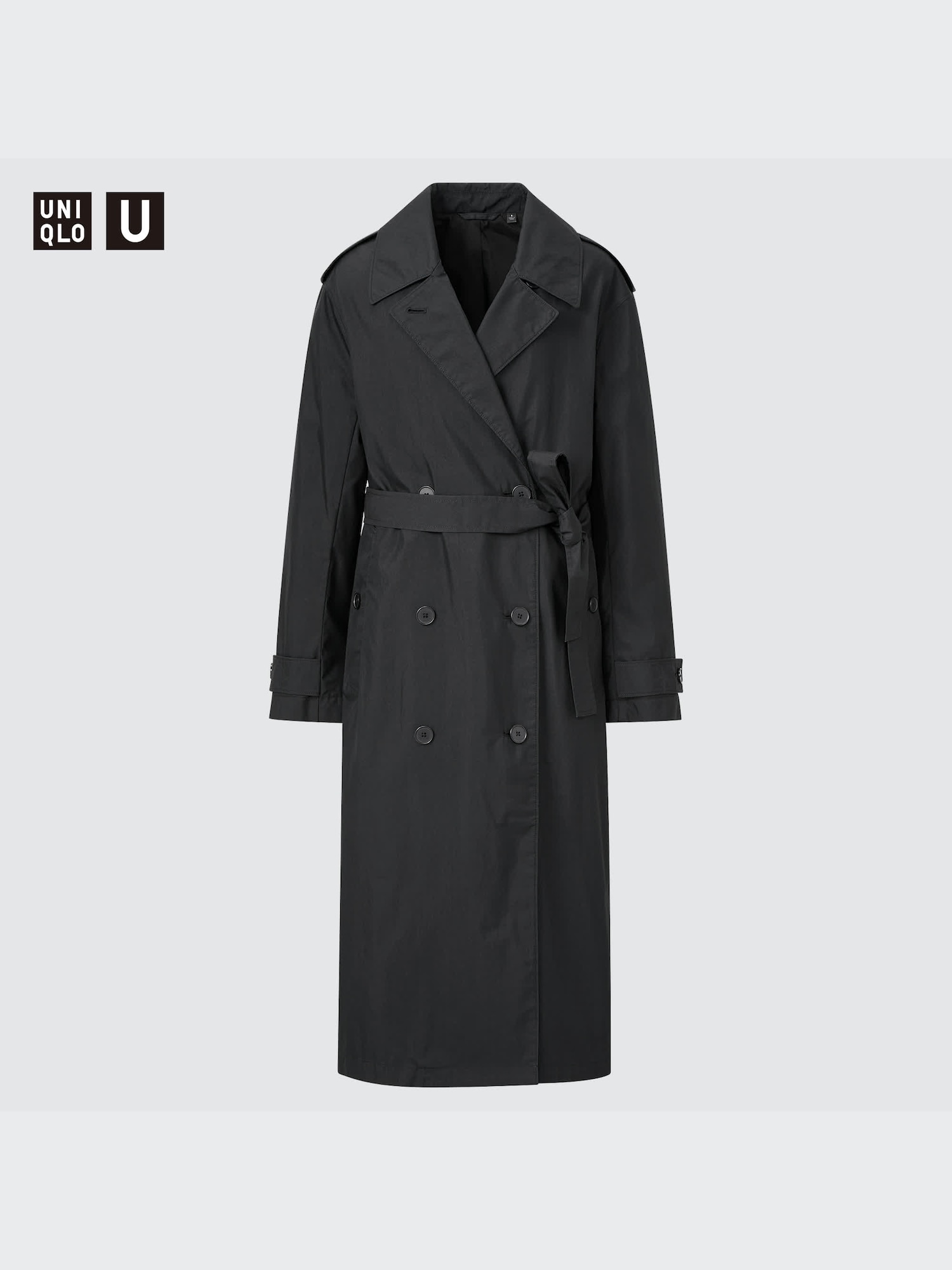 U Double-Breasted Trench Coat | UNIQLO US
