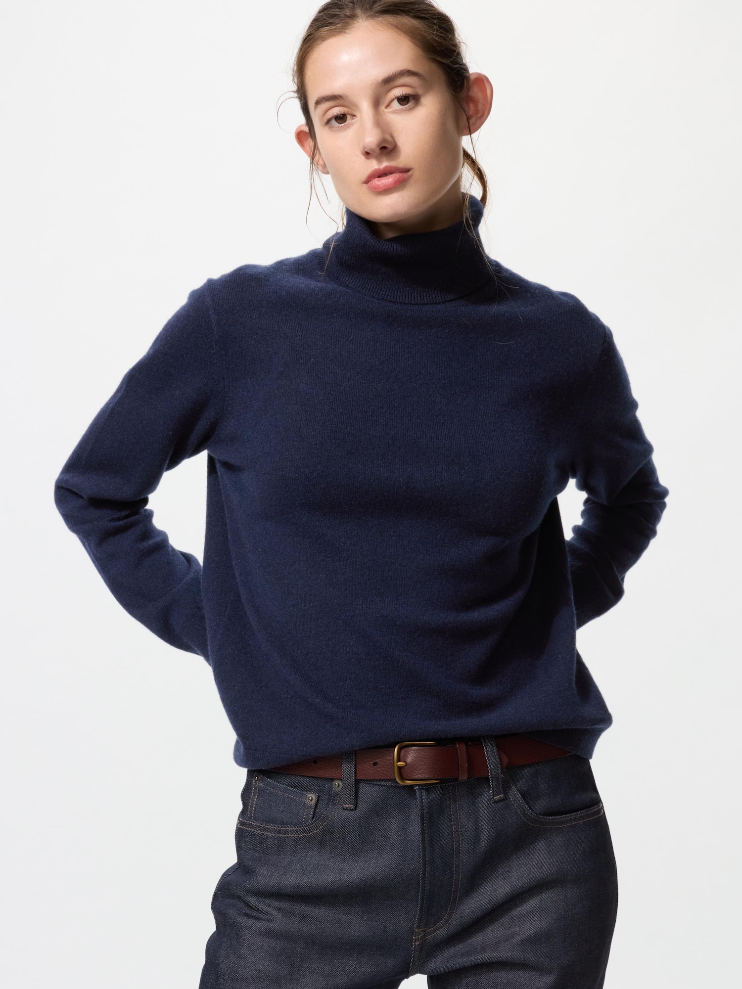 WOMEN カシミヤタートルネックセーター | UNIQLO UNIFORM