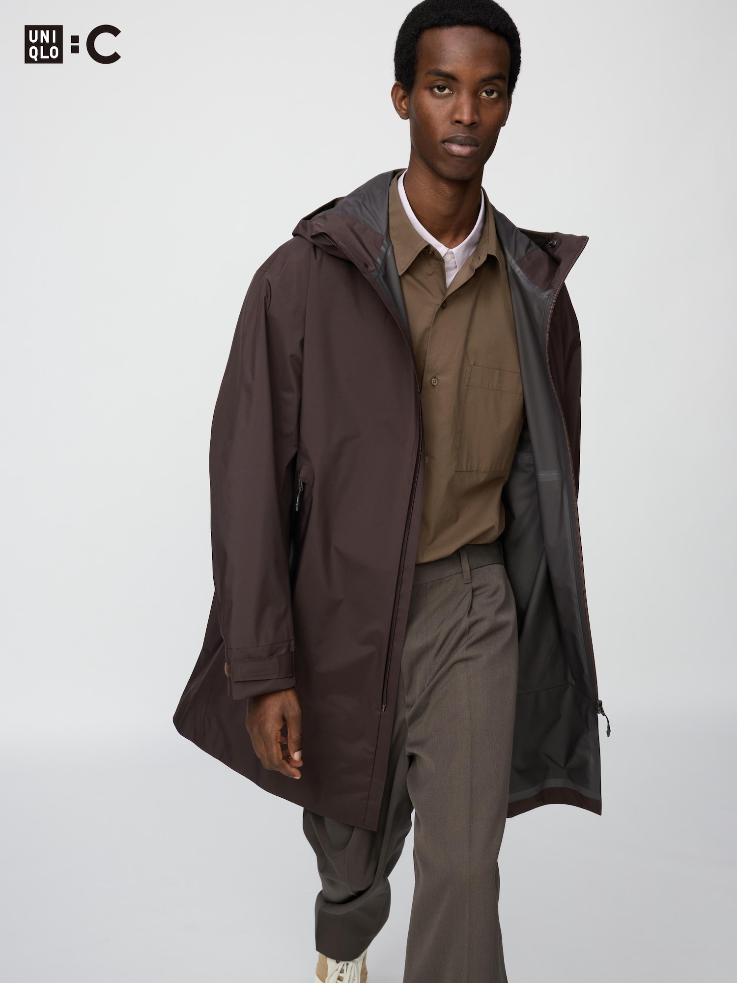 ユニクロC パフテックハーフコート UNIQLO C ユニクロシー パフテック