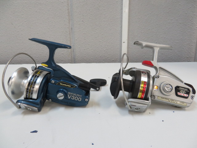 ダイワ、オリムピック スピニングリール2個セット | アウトドア用品