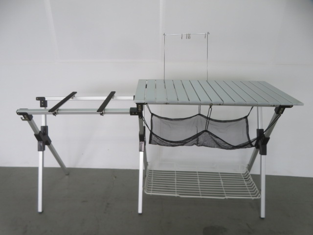 アルミロールキッチンテーブル 170-5619 | アウトドア用品・アウトドア
