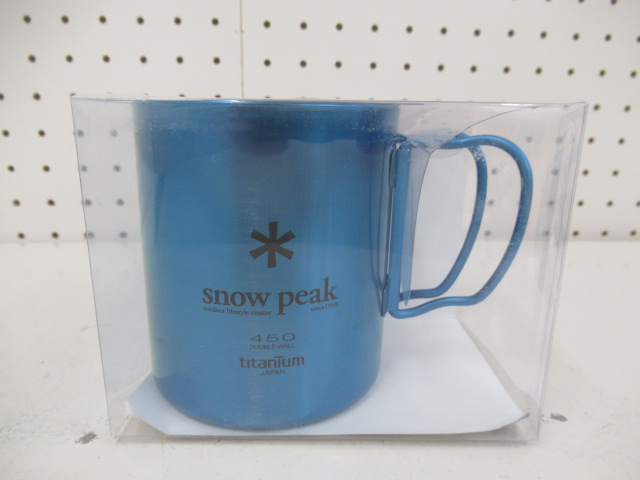 新品・希少】 Peak海外限定 チタンダブルマグ 450 ブルー 新品・希少