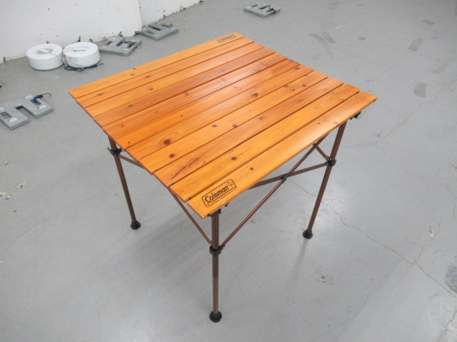 ◇新品 コールマン ナチュラルウッドロールテーブルクラシック 110