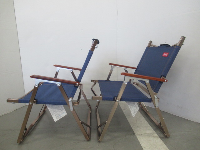 新品未使用 未開封 コールマン フォールディングチェア デニム 【公式