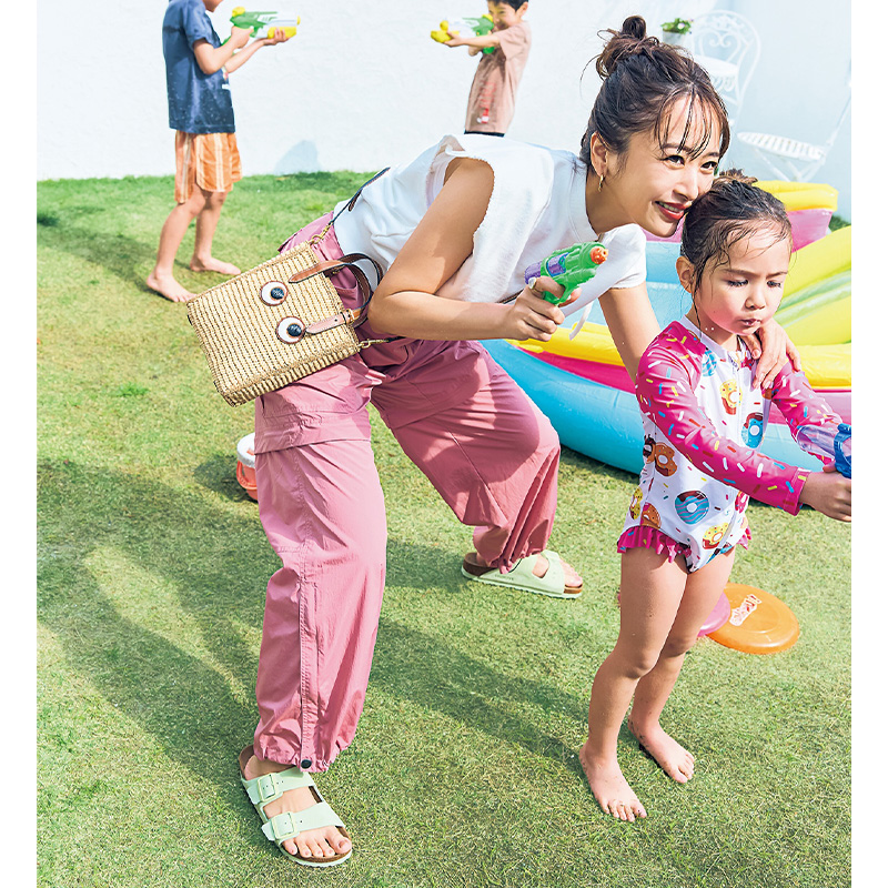 ショーパンになれる『2WAYパンツ』が活躍！ママの最新アクティブ