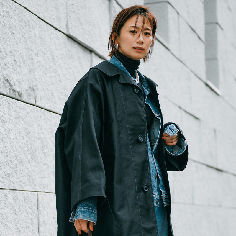 東原亜希さん『忙しい日は黒タートル一択！』行きついた名品ニットは