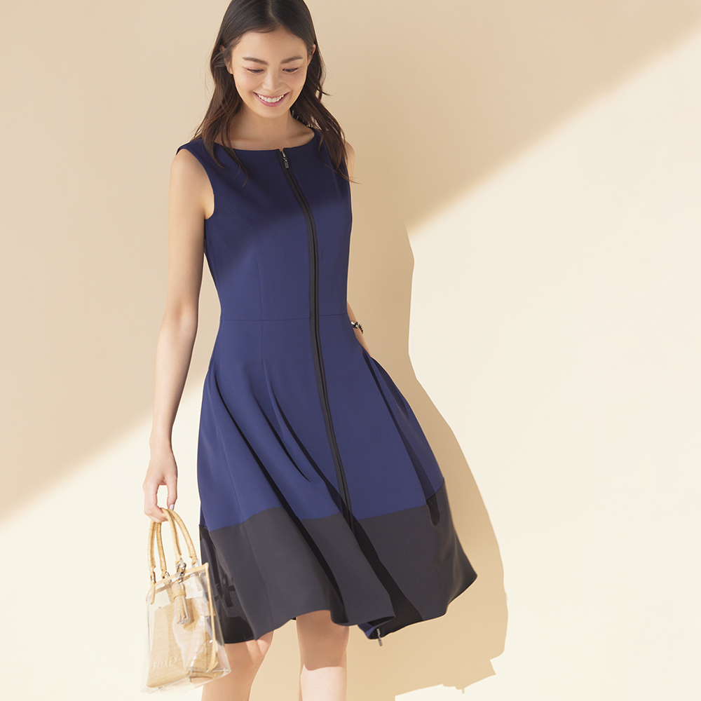 スポーティ×きちんとが正解 FOXEY真夏の送り迎え服 | VERY