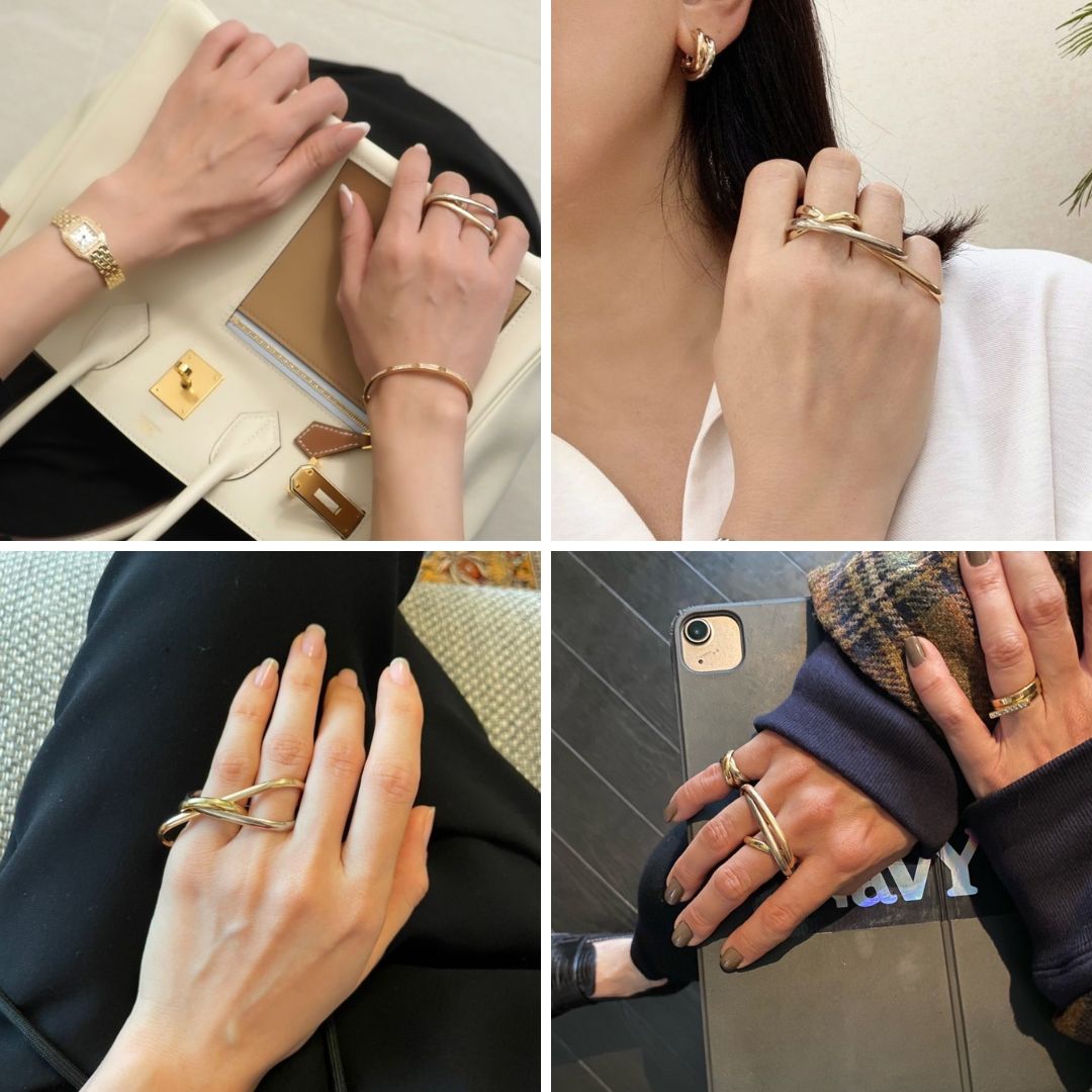 カルティエ】今年発売した限定トリニティが「一生ものジュエリー」の